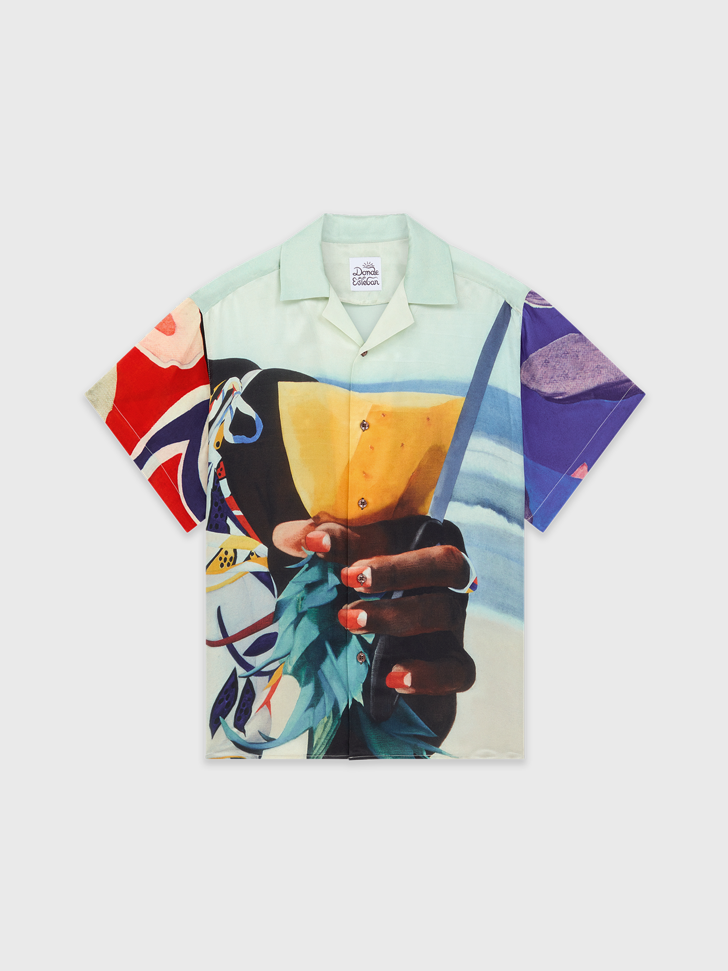 Salpicon Short Sleeve Silk Shirt