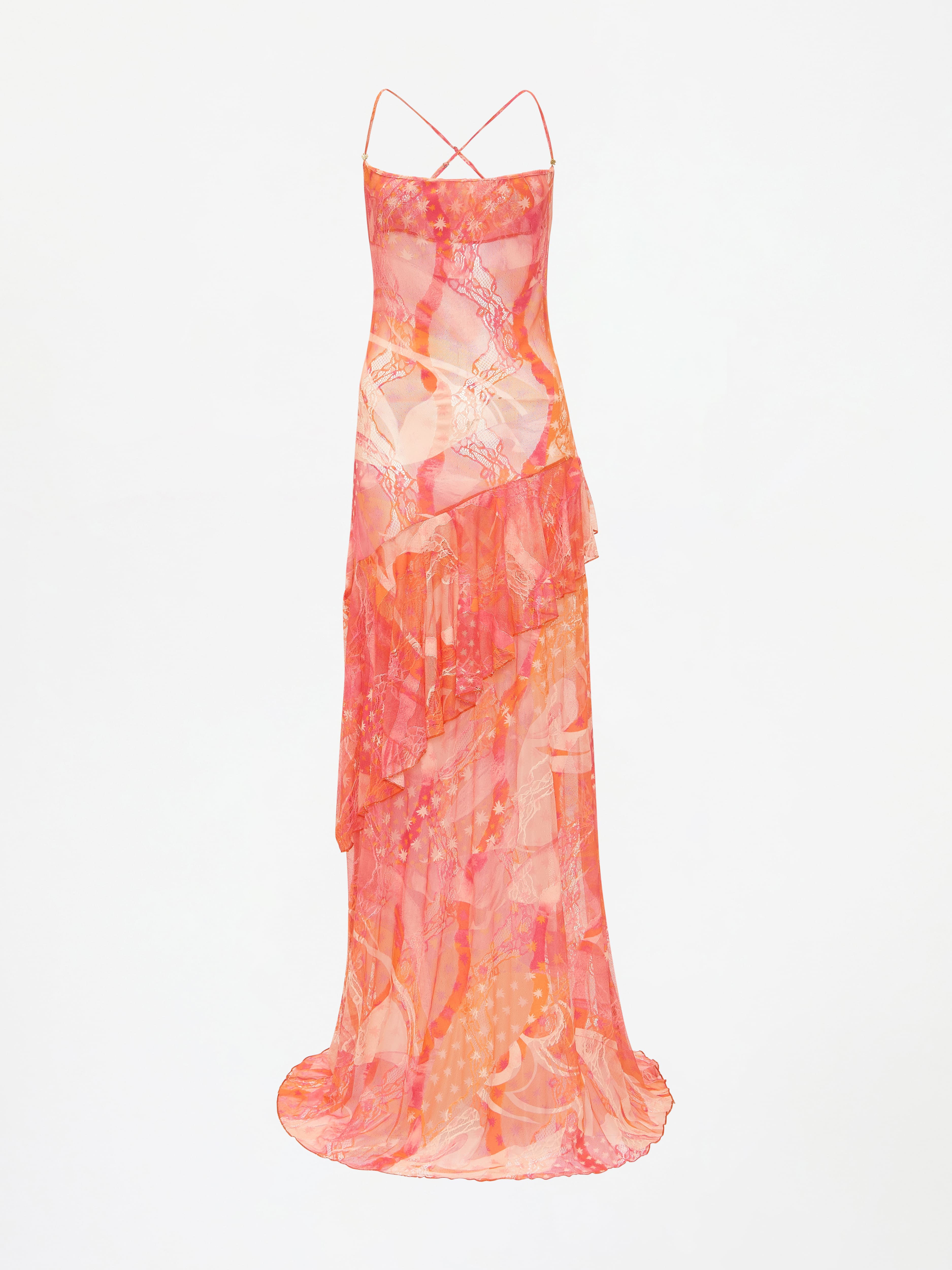 Donde Esteban - Toronja Lace Long Dress - Size L Donde Esteban - Toronja Lace Long Dress - Size L
