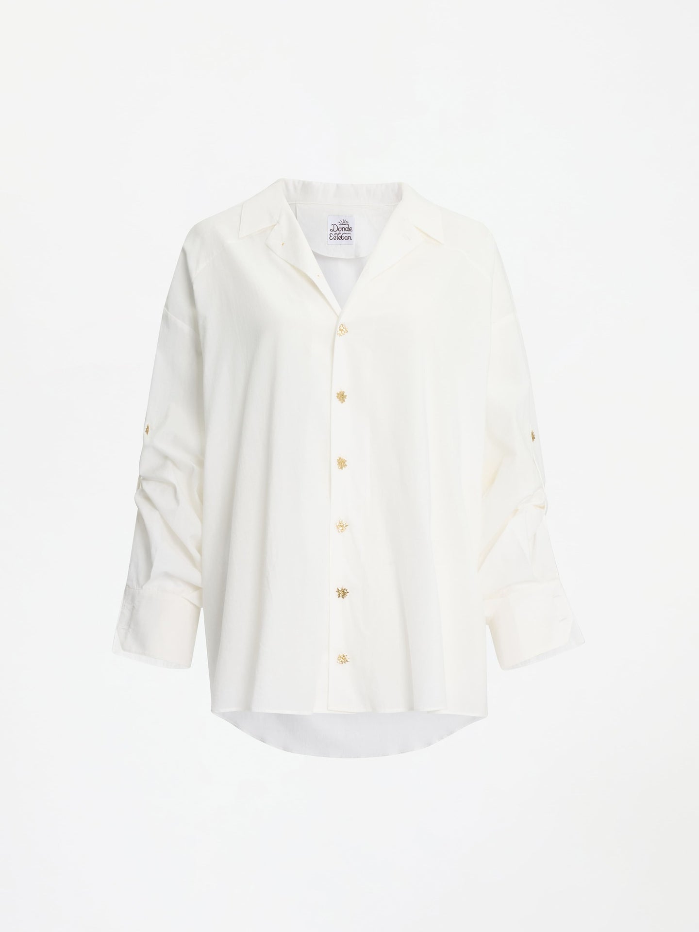 White Lanzarote Cotton Voile Shirt