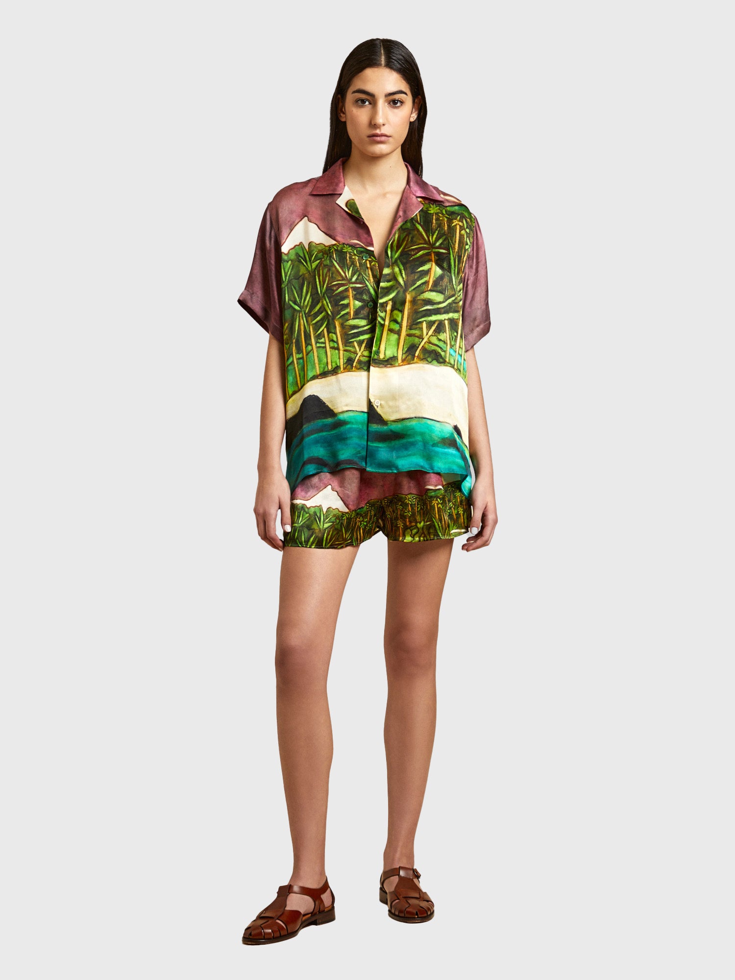 La Sierra Silk Mini Shorts
